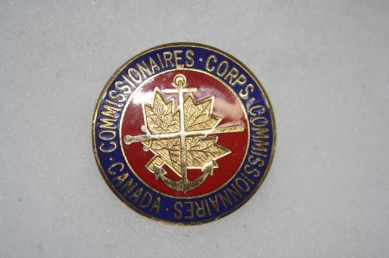 Royal Canadian Corps of Commissionnaires Cap Badge