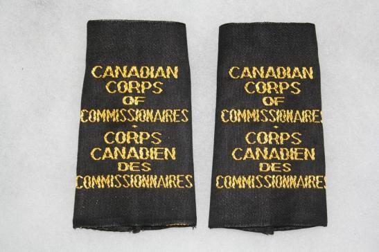 Royal Canadian Corps of Commissionnaires shoulder Slip Ons