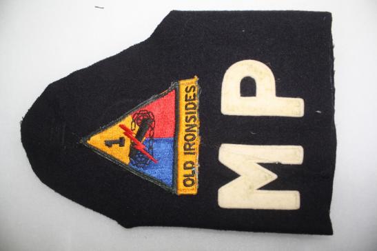 US Military Police 1st Armoured Division Old Ironsides Brassard