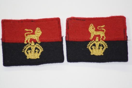 War Office Controlled Units Formation Sign Matched Pair KC