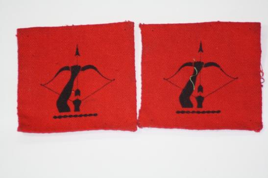 Anti Aircraft Command 2nd Patt Formation Sign Matched Pair