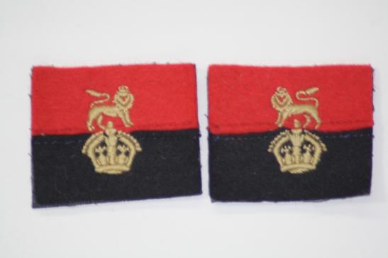 War Office Controlled Units Formation signs Matched Pair KC