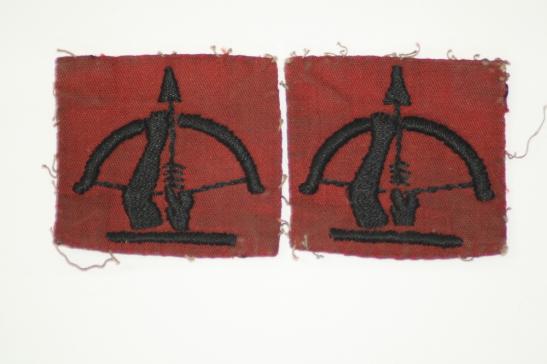 Anti Aircraft Command 1st Pattern Matched Pair formation signs