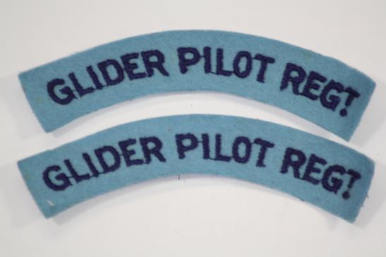 Glider Pilot Regiment Shoulder Titles WW2 Pair
