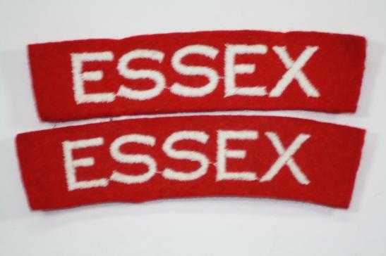 Essex Regiment Shoulder Titles WW2