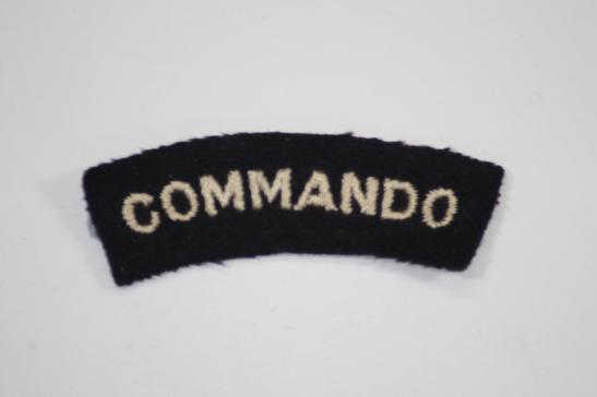 Commando Shoulder Title WW2