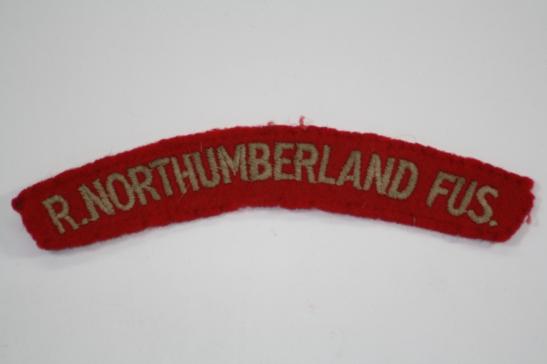 Royal Northumberland Fusiliers Shoulder Title 