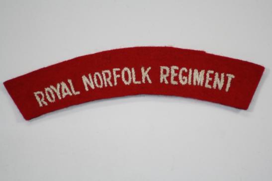 Royal Norfolk Regiment Shoulder Title