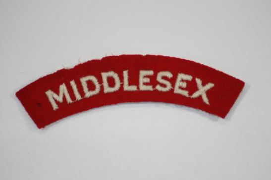 Middlesex Regiment Shoulder Title