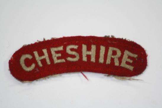 Cheshire Regiment Shoulder Title