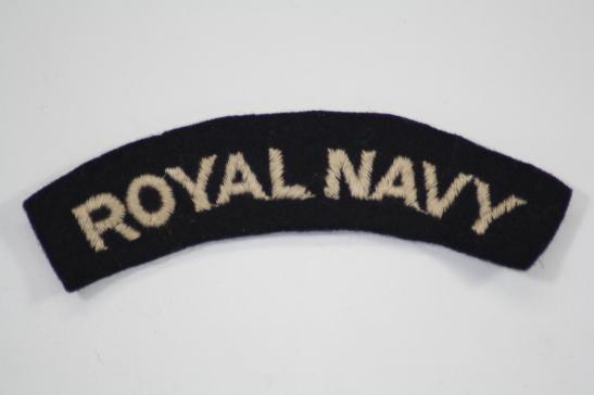 Royal Navy Shoulder Title WW2