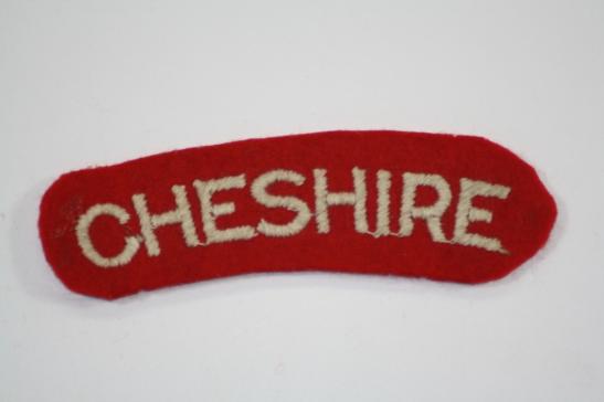 Cheshire Regiment Shoulder Title