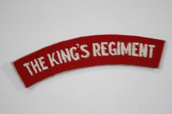 The Kings Regiment Shoulder Title