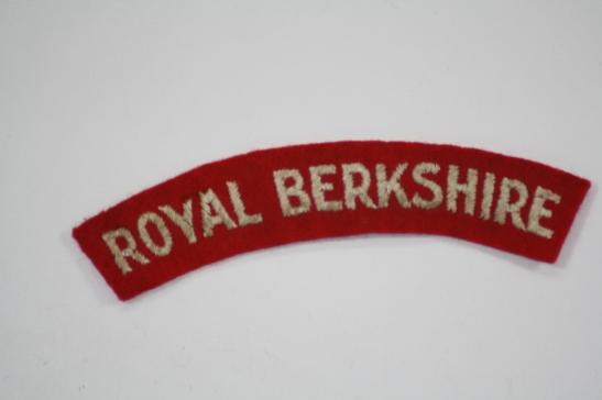 Royal Berkshire Regiment Shoulder Title