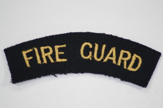 Fire Guard Shoulder Title