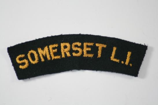 Somerset Light Infantry Shoulder Title Mint