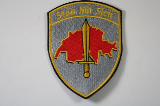 Switzerland Stab Mil Sich (MP) Colour Patch