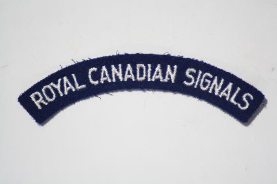 Royal Canadian Signals Shoulder Title