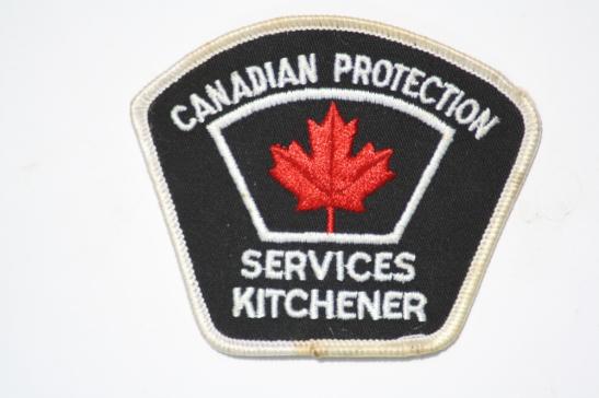 Canadian Protection Services Kitchener Shoulder patch