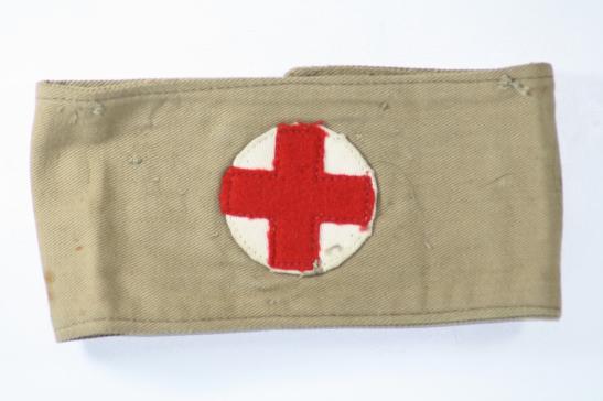 WW2 British Geneva Red Cross Armband Brassard