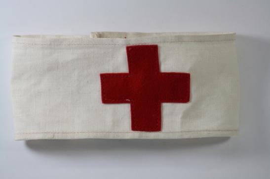 WW2 British Geneva Red Cross Armband Brassard