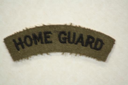 WW2 Home Guard Shoulder Title