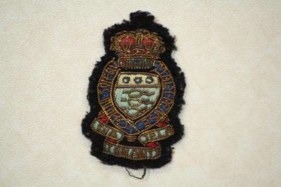 Royal Army Ordnance Corps Officers Bullion Cap Badge
