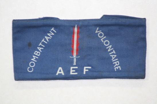WW2 Combattant Volontaire AEF Armband