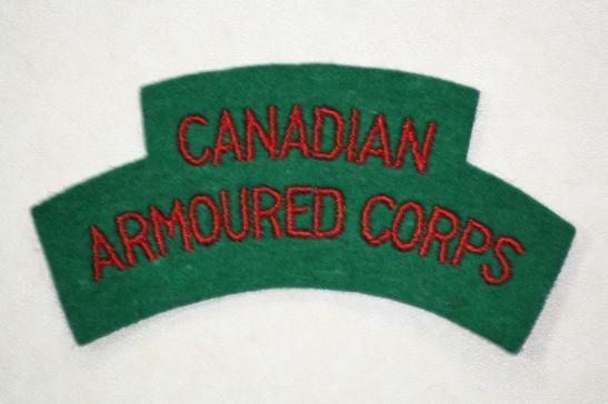 Canadian Armoured Corps Shoulder Title