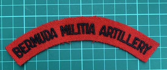 Bermuda Militia Artillery Shoulder Title