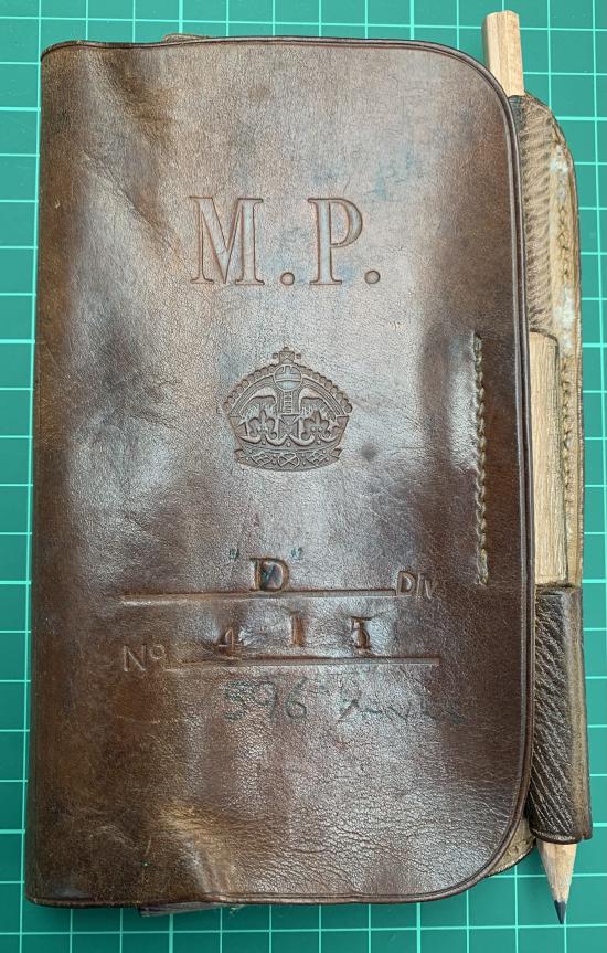Metropolitan Police Leather Note Book Cover