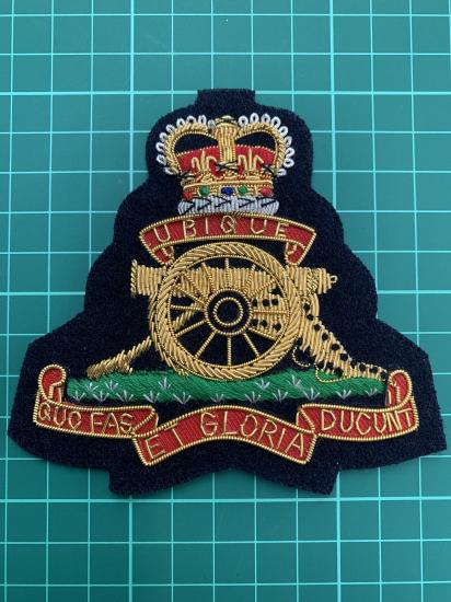 Royal Artillery Bullion Wire Blazer Badge