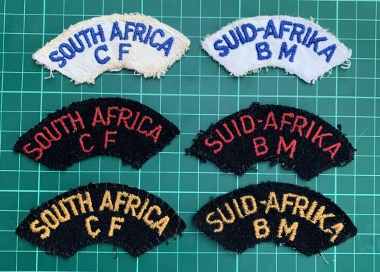 6 South Africa Cadet Force Shoulder Titles