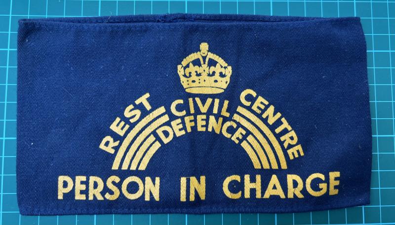 Civil Defence Rest Centre Person in Charge Armband