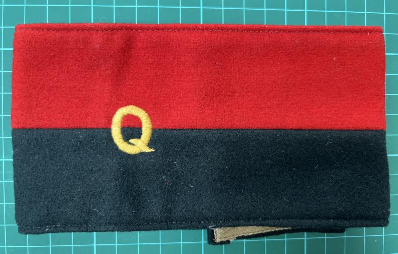 Staff Officers Armband Quart-Master- General’s Branch of Staff