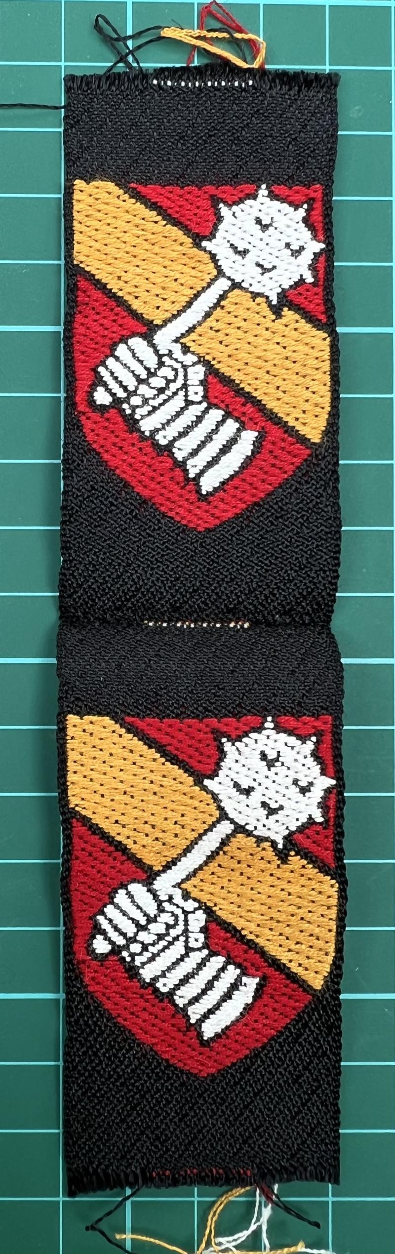 34th Armoured Brigade mint pair Brabant weave