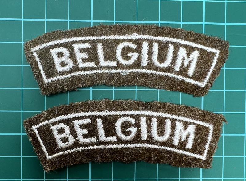 Belgium Nationality Shoulder Titles Pairs