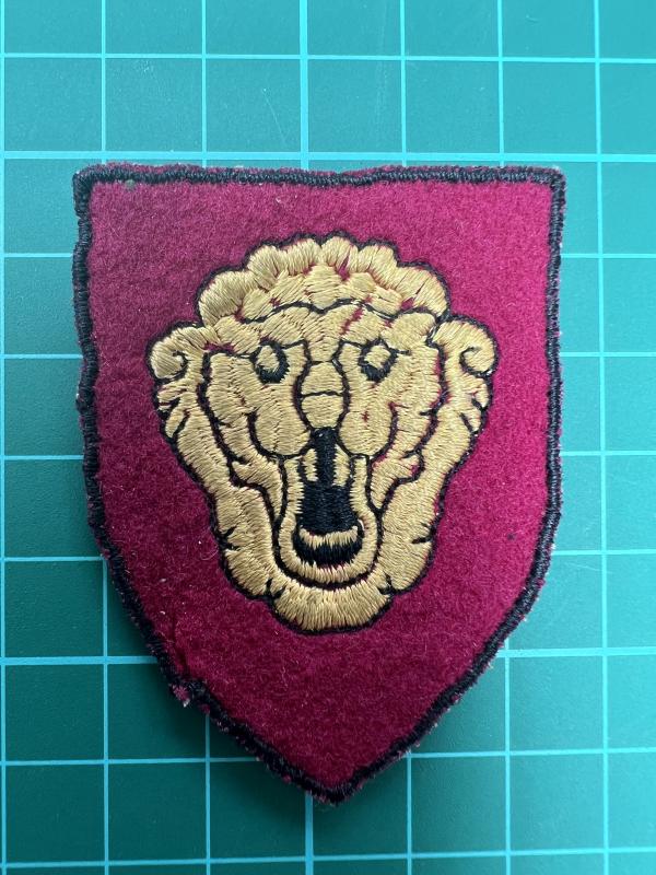 Belgium 1st Army Corps Formation Sign on Felt