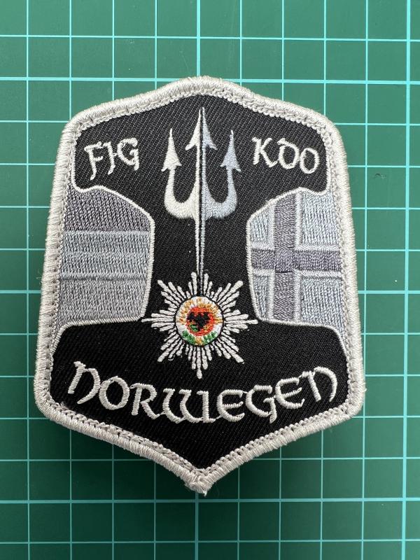 German Military Police, Feldjager patch  NORWAY