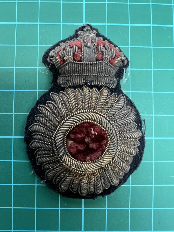 Royal Indian Marine Officers Cap Badge 1902 era