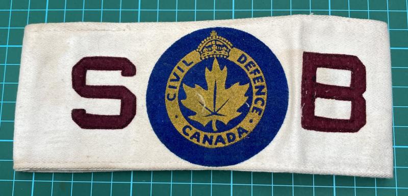 Civil Defence Canada SB Armband