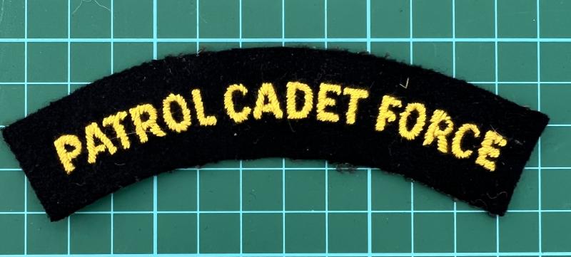 AA Shoulder Title Patrol Cadet