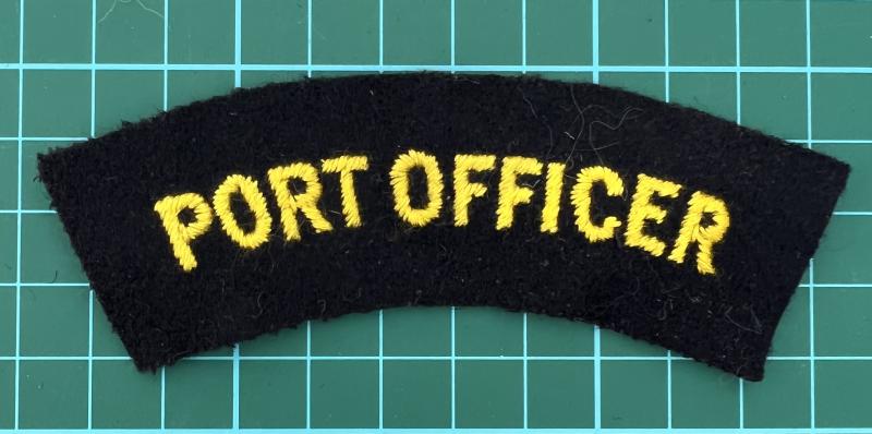 AA Shoulder Title Port Officer