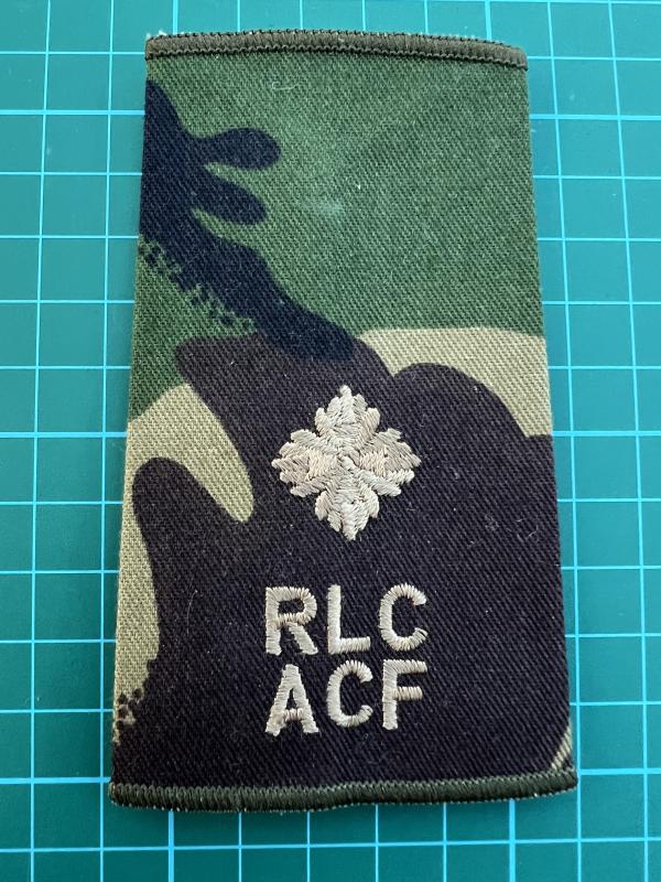 Royal Logistical Corps RLC A.C.F 2nd Lieutenant Rank Slide