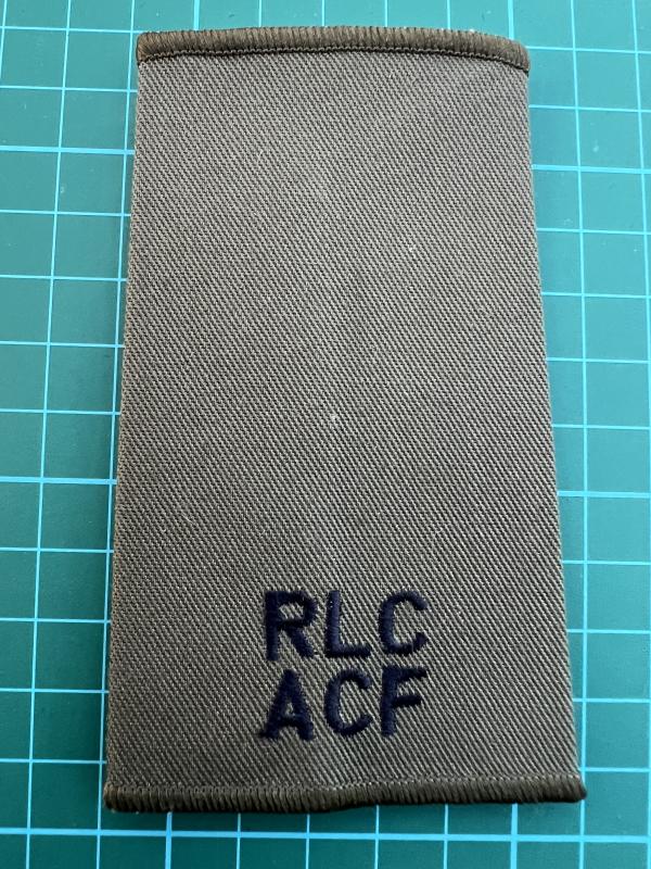 Royal Logistical Corps RLC A.C.F Rank Slide
