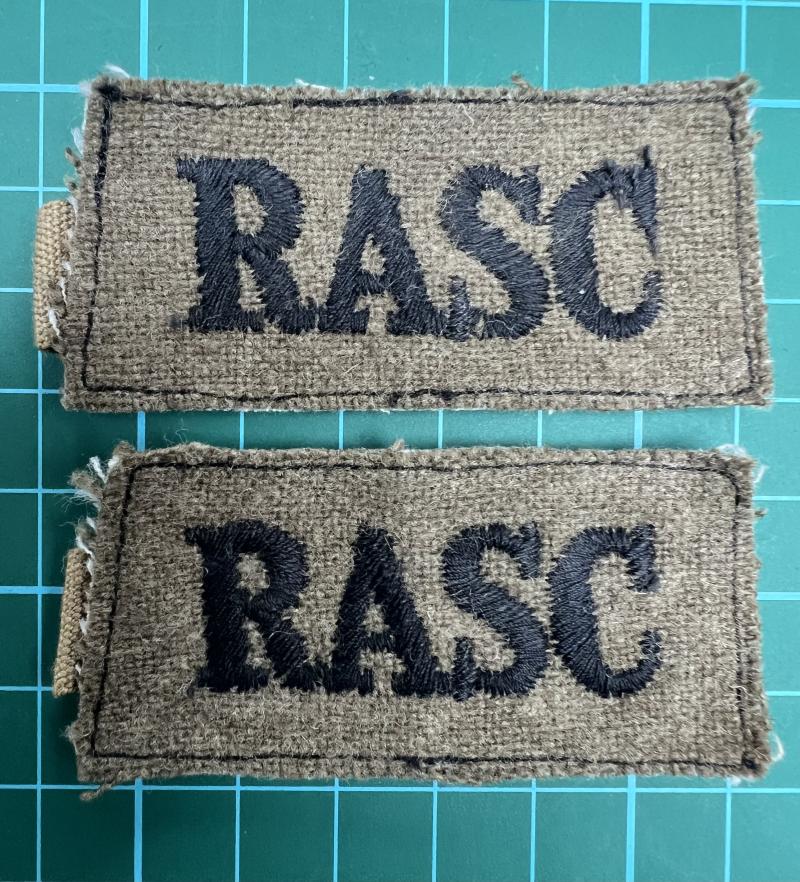 Royal Army Service Corps slip on Shoulder Titles