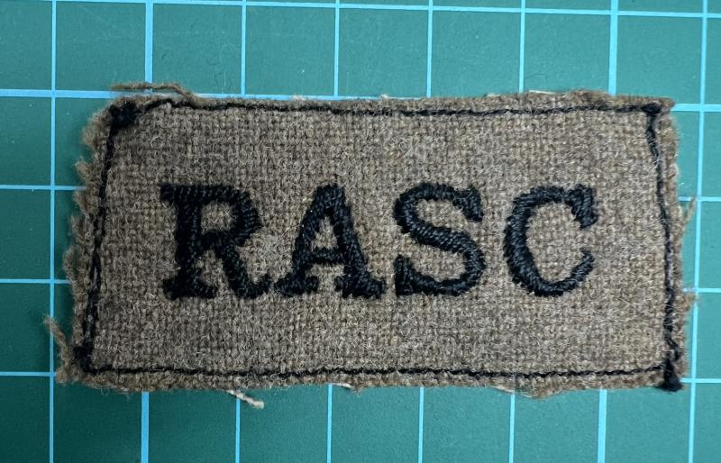 Royal Army Service Corps Slip on Title