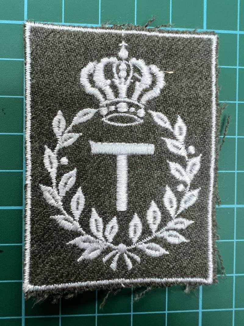 Belgium Army Trade Badge Version 4