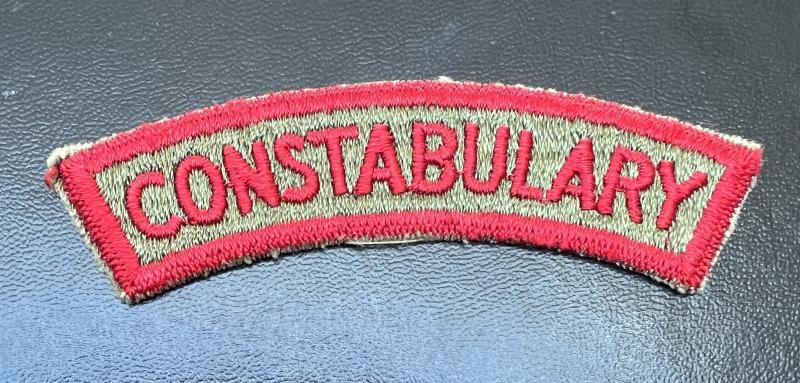 Philippine Constabulary WW2 Patch Original