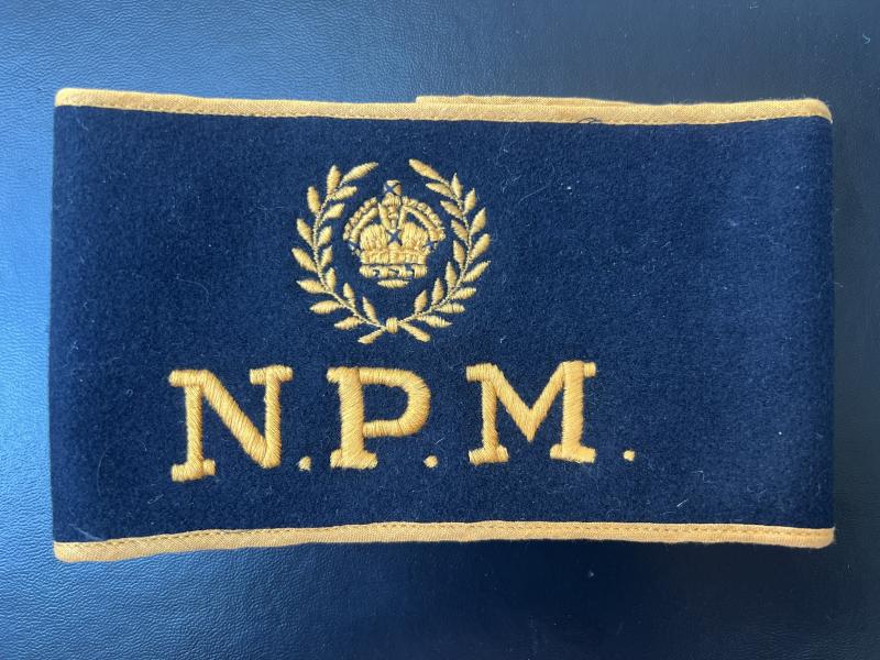 WW2 British Royal Navy, Naval Provost Marshall Armband
